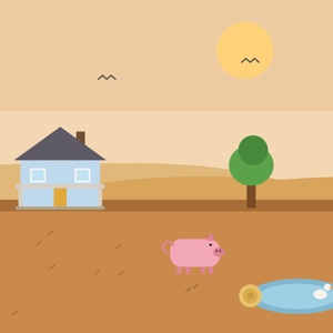 Harvest Hollow — a farm paint-by-sticker puzzle from Pentire's built-in library