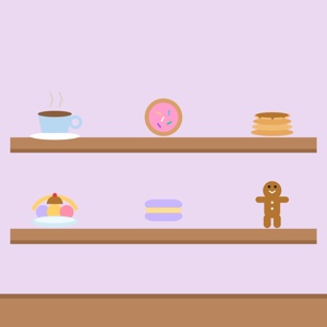 Honey Treats — a food paint-by-sticker puzzle from Pentire's built-in library