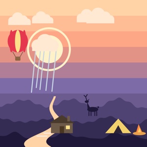 Golden Overlook — a landscape paint-by-sticker puzzle from Pentire's built-in library