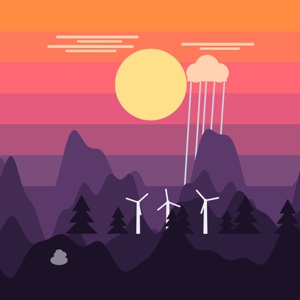 Serene Heights — a landscape paint-by-sticker puzzle from Pentire's built-in library