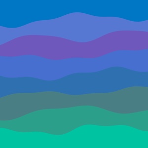 Polygon Waves — a abstract paint-by-sticker puzzle from Pentire's built-in library