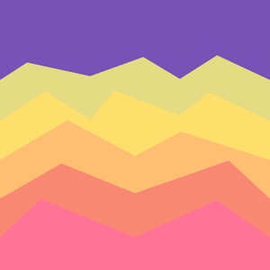 Facet Pulse — a abstract paint-by-sticker puzzle from Pentire's built-in library