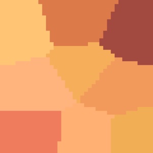 Crystal Burst — a abstract paint-by-sticker puzzle from Pentire's built-in library