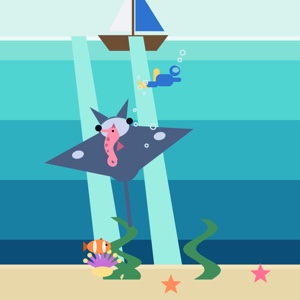 Tidal Depths — a ocean paint-by-sticker puzzle from Pentire's built-in library