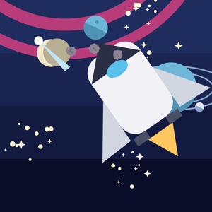 Cosmic Voyage — a space paint-by-sticker puzzle from Pentire's built-in library