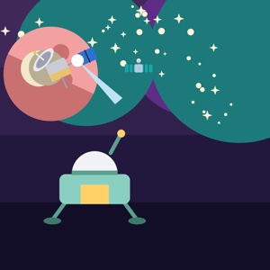 Celestial Horizon — a space paint-by-sticker puzzle from Pentire's built-in library